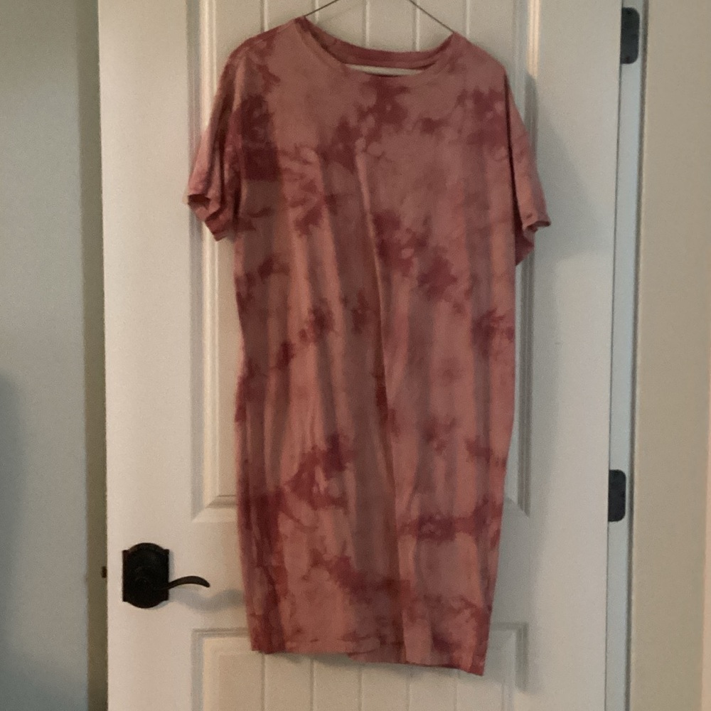 Old Navy Pink T-Shirt Dress